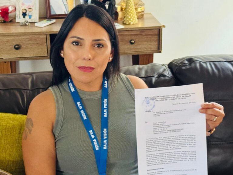 Caminar con incertidumbre: La deuda invisible de Talca con la discapacidad visual
