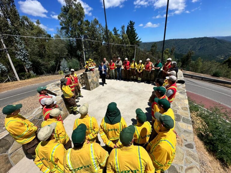 Conmemoran a mártires de CONAF fallecidos al combatir incendio en Vichuquén en 2017