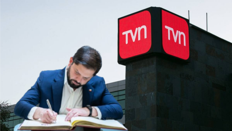 Ex Presidente Boric autorizó millonario crédito para TVN con garantía estatal