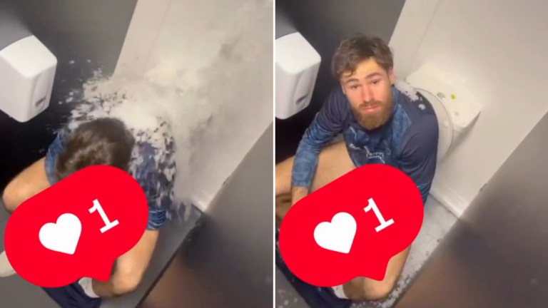 Ben Brereton recibe broma de sus compañeros de equipo y estallan críticas en redes sociales